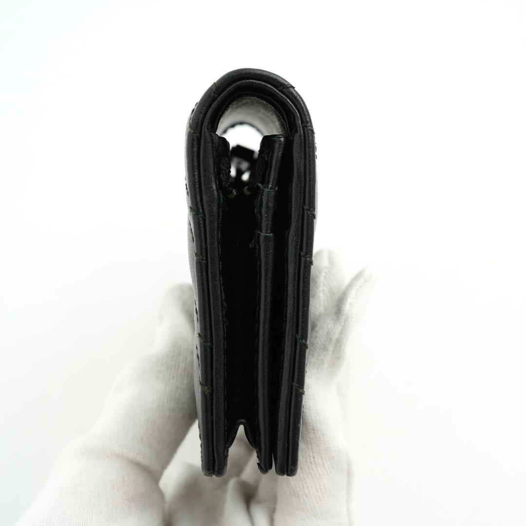 ✨極上美品✨　GUCCI 二つ折り　ダブルG マーモント　キルティング　黒