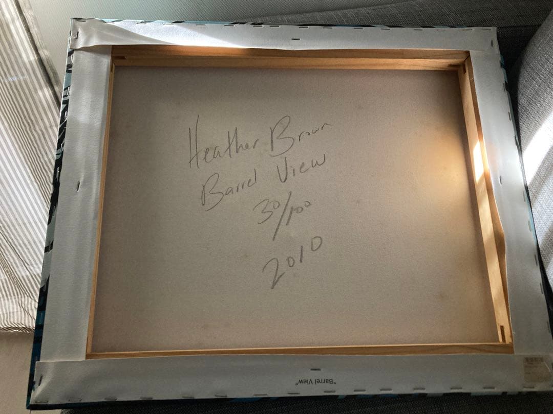 ヘザーブラウン Heather Brown ジクレー サイン入り バレルビュー