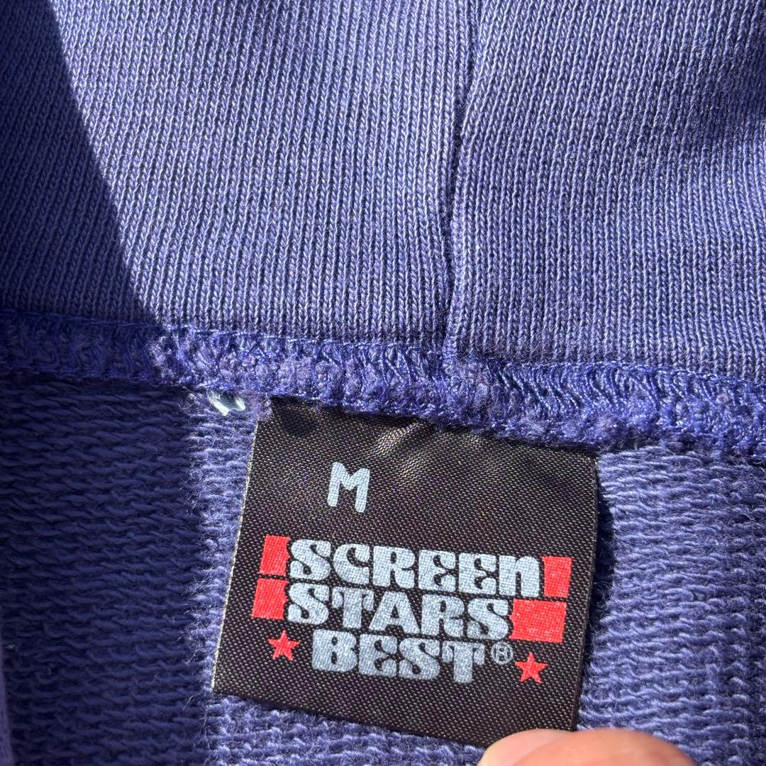 ナス紺 フェード 90s 00s vintage ダブルジップパーカー ボロ