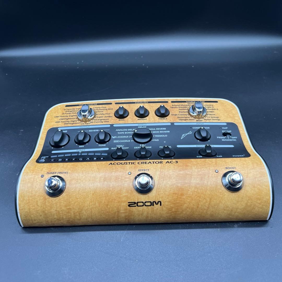 ZOOM AC-3 CREATOR アコースティックギター用エフェクター