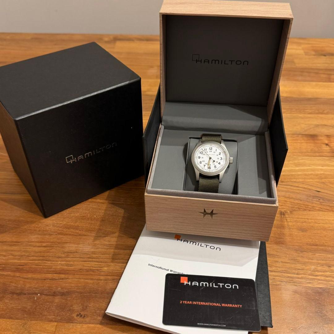 ジャックロード購入 ハミルトン カーキフィールド 38mm手巻き H694390