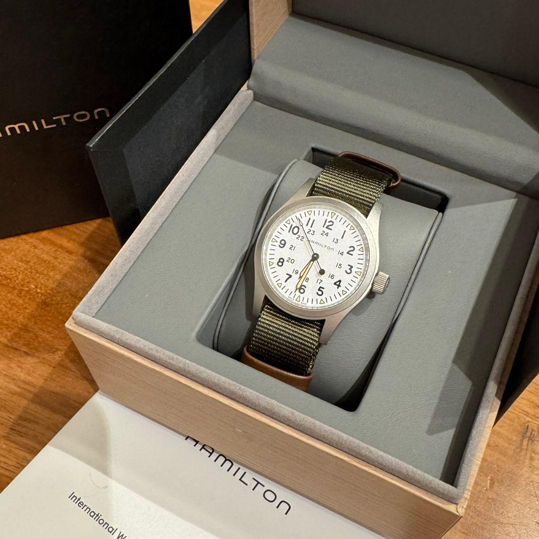 ジャックロード購入 ハミルトン カーキフィールド 38mm手巻き H694390