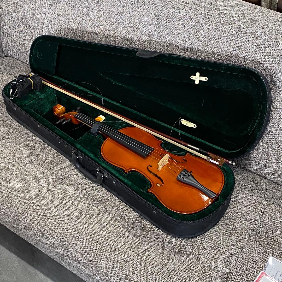 ◻︎美品 バイオリン 4/4 弓 ケース付き メーカー不明