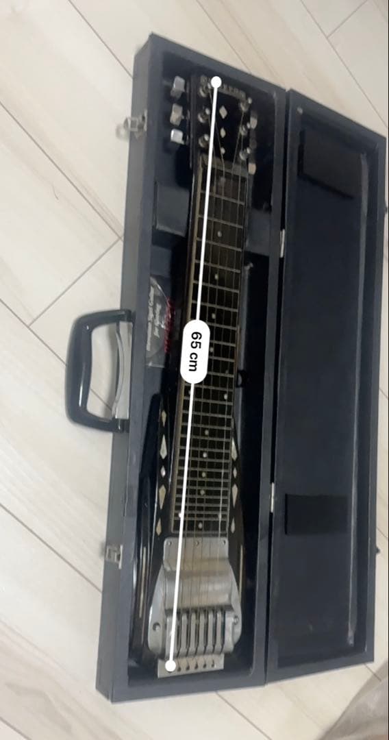 ハワイアンギター スチール66cm ハードケース付き