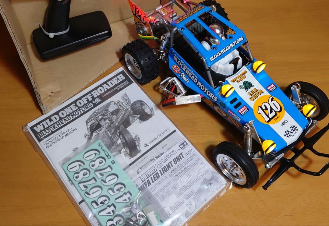 XBワイルドワンオフローダーBLOCKHEADMTORS＆LEDライト組付済新品