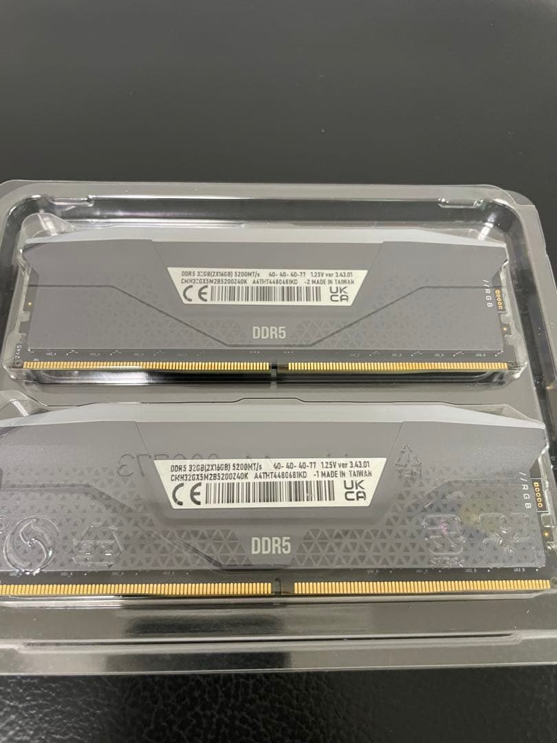 CORSAIR VENGEANCE RGB DDR5 32GB 16GB×2