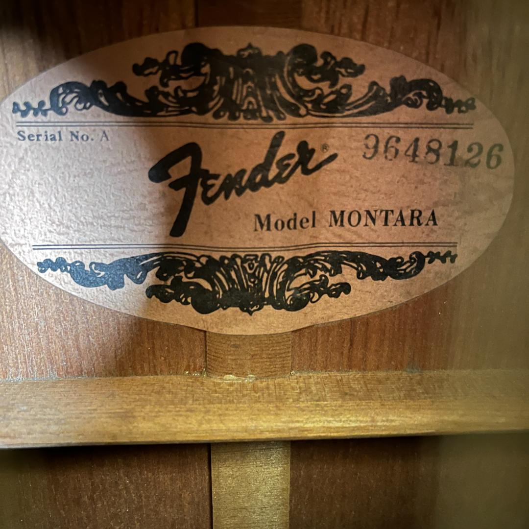 Fender Montara エレアコ アコースティックギター 1990年代