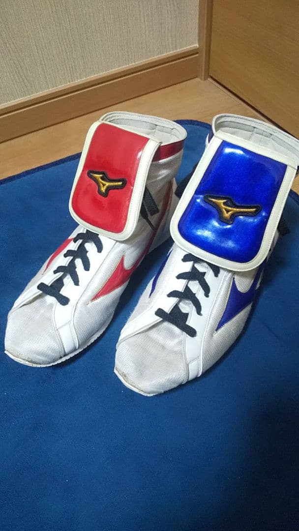 Mizuno ボクシングシューズ ホワイト/レッド/ブルー