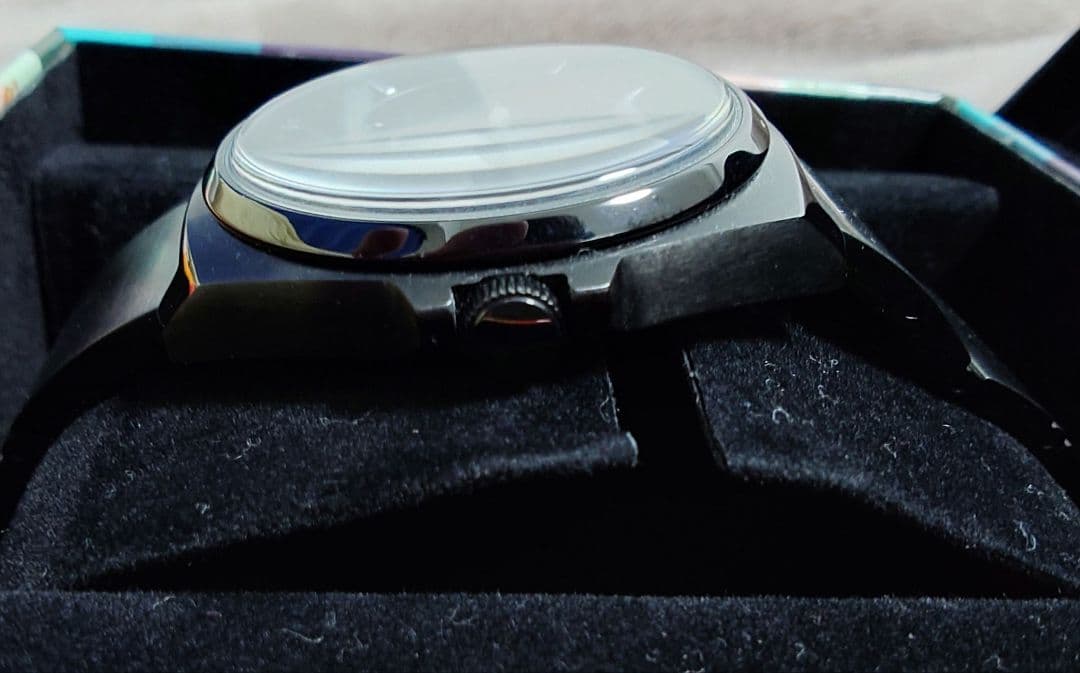 ポール・スミス 腕時計 箱・保証書・コマ付 ブラック/パープル