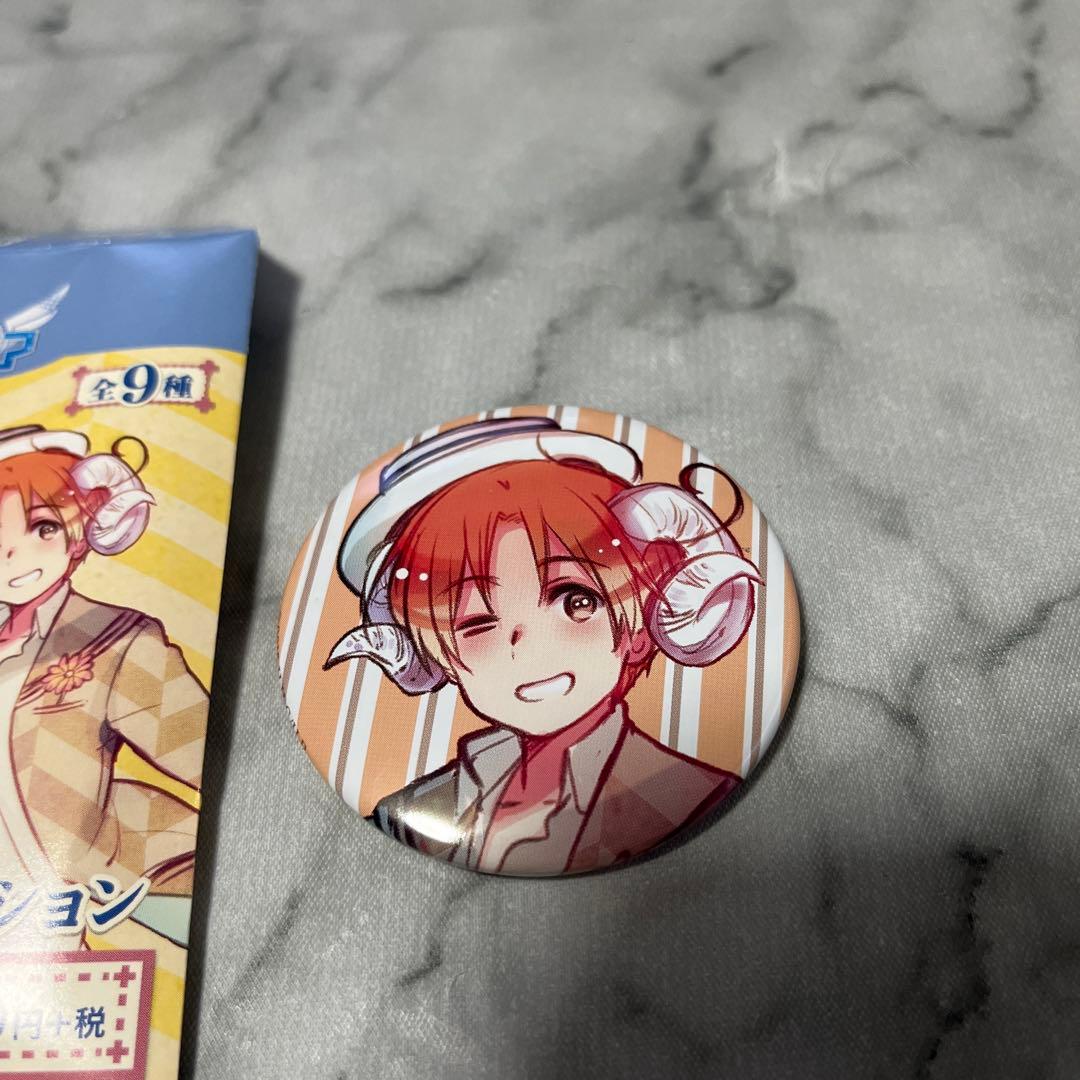 ヘタリア　缶バッジ　つのたりあ