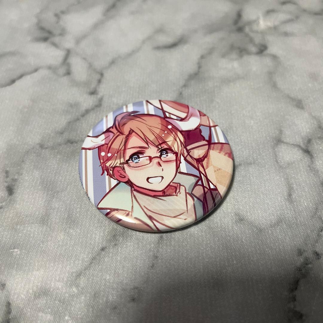 ヘタリア　缶バッジ　つのたりあ