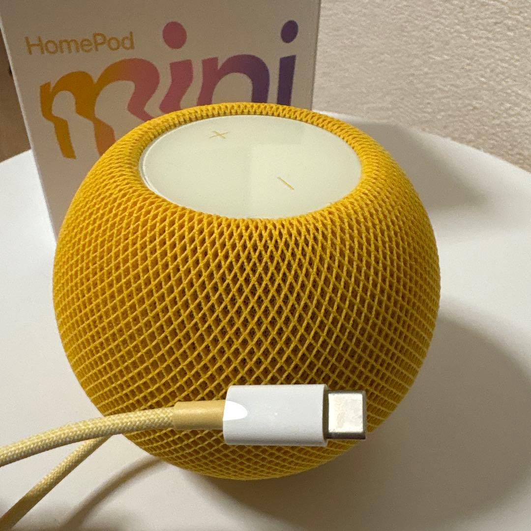 Apple  Pod mini イエロー　美品　スマートスピーカー