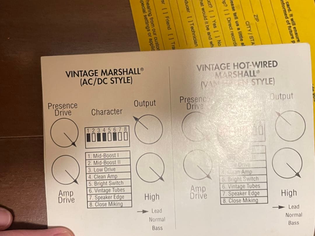 初期型　Tech 21 SansAmp ギターエフェクター