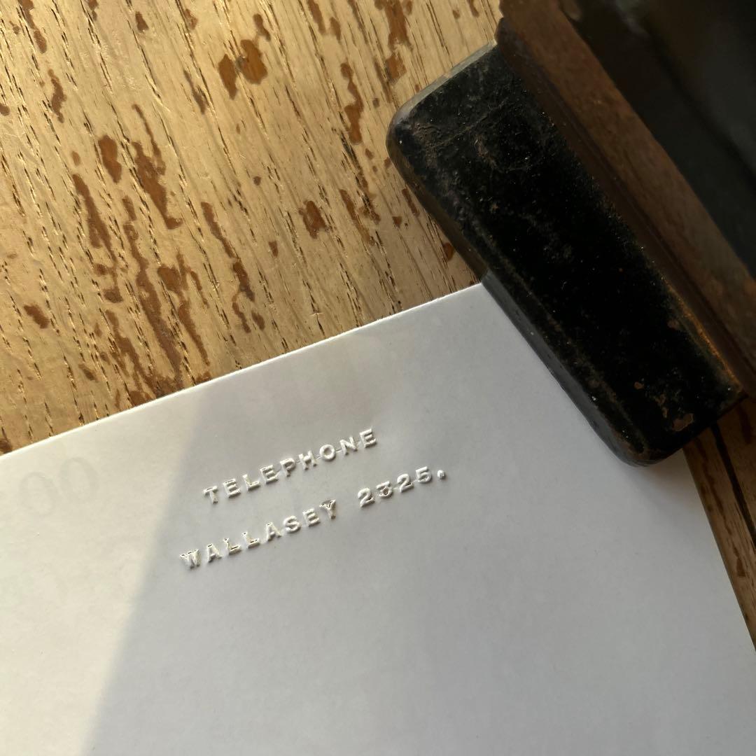 イギリスアンティーク ヴィンテージ エンボッサー スタンプ