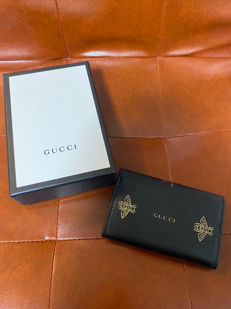 GUCCI グッチ　ビー　スター　蜂　星　アニマリエ　キーケース　ブラック