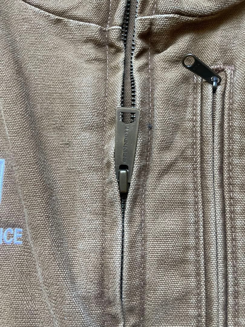 90s刺繍タグCarhartt duck vest