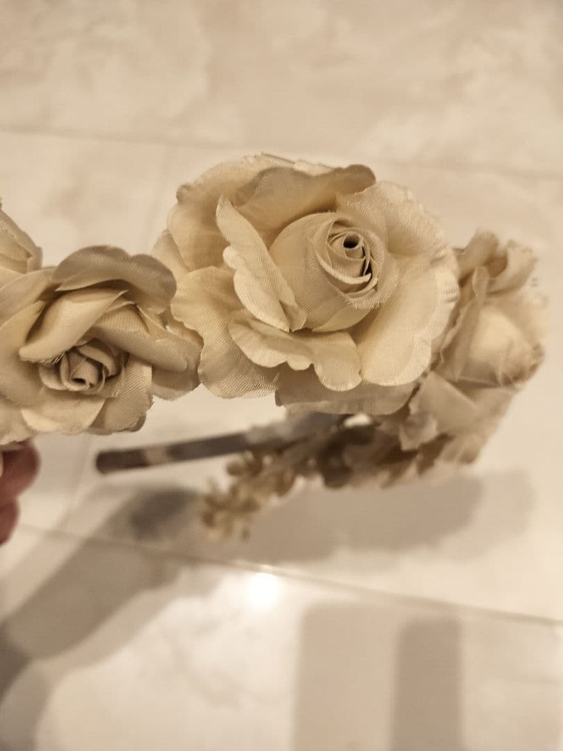 ヴィクトリアンメイデン　エレガントローズガーランドカチューシャ