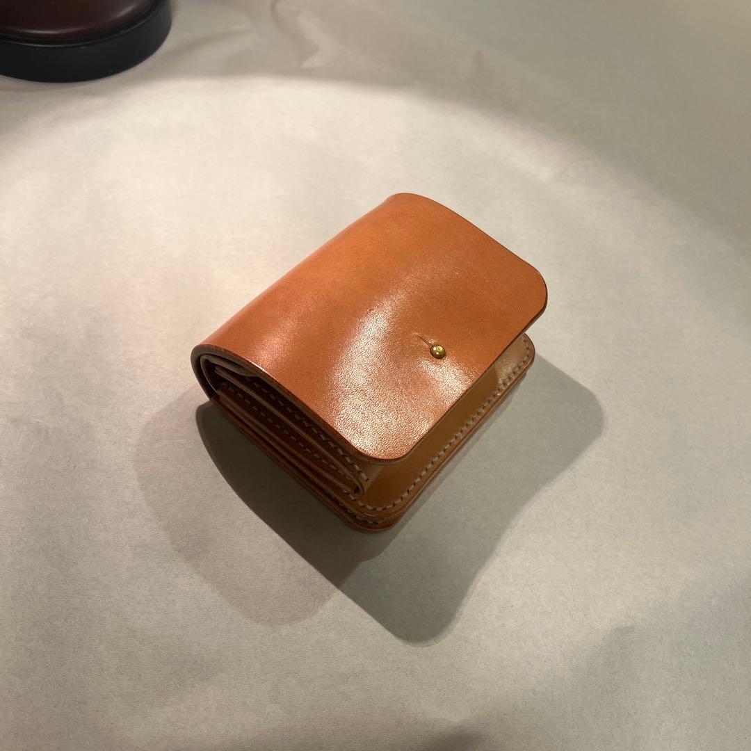 ご依頼品　生成り　財布　古銭入れ