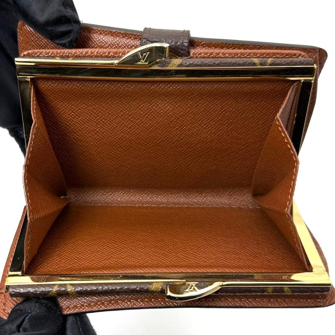 ルイヴィトン モノグラム ポルトモネ ビエ ヴィエノワ 財布 がま口 二つ折り