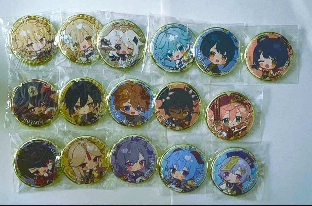 原神 スイパラコラボ その他 まとめ売り モンド 璃月 稲妻缶バッジ・アクスタ等