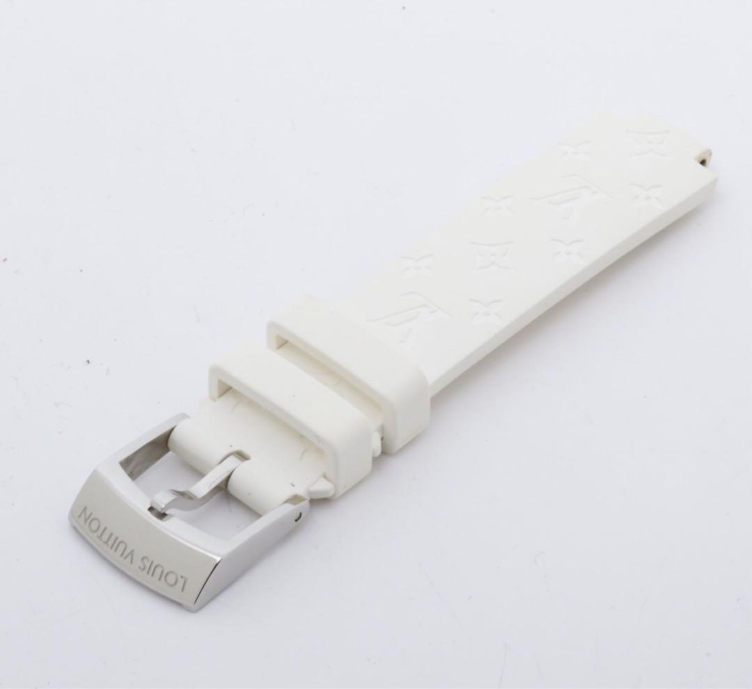 ルイヴィトン　バンド　時計　白　美品