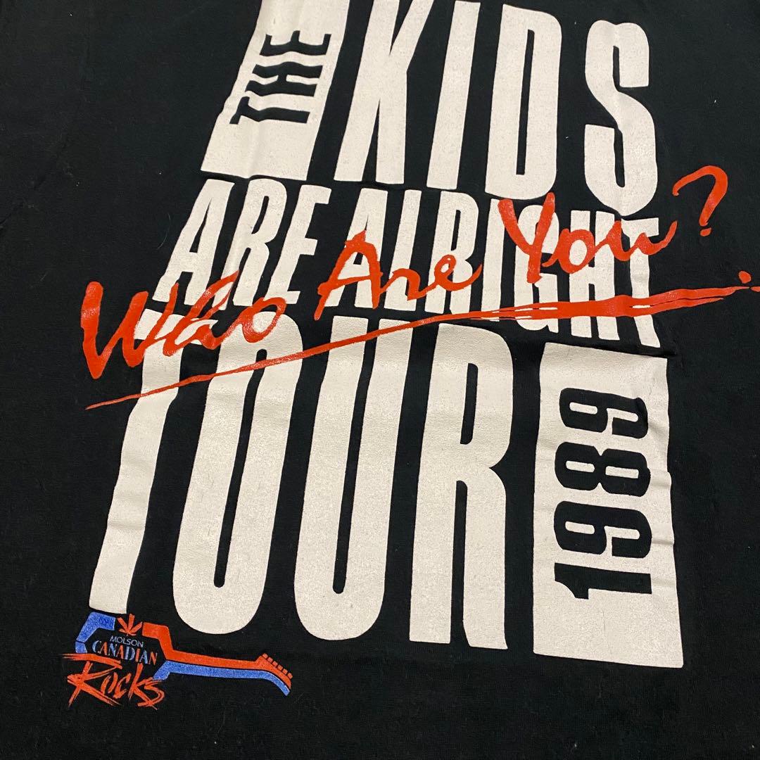 【1989】 The who THE KIDS ARE ALRIGHT TOUR