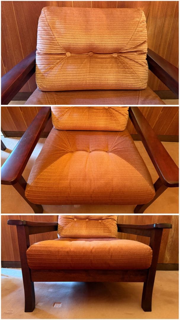 【O-2115】モリシゲ家具 応接セット 3人掛け 1人掛け センターテーブル