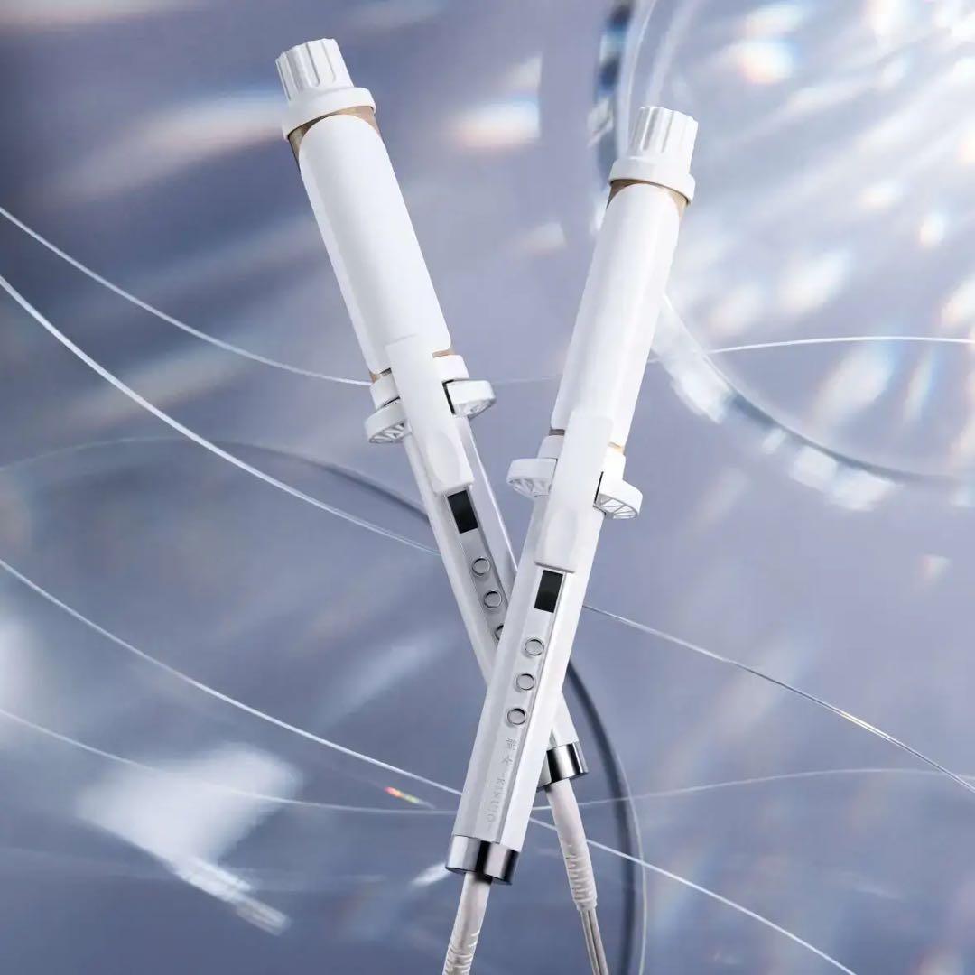 KINUJO カールヘアアイロン32mmホワイト