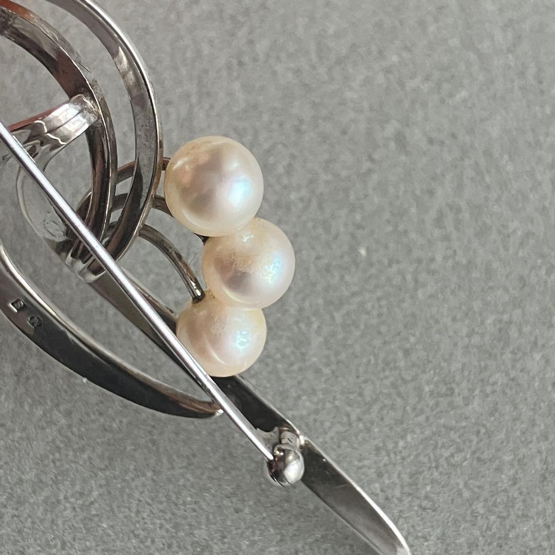 ミキモト　あこや真珠　パール　ブローチ