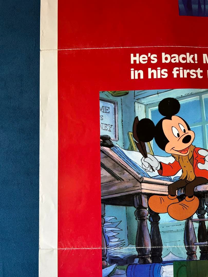 ミッキーのクリスマスキャロルと救助隊　USオリジナル映画ポスター