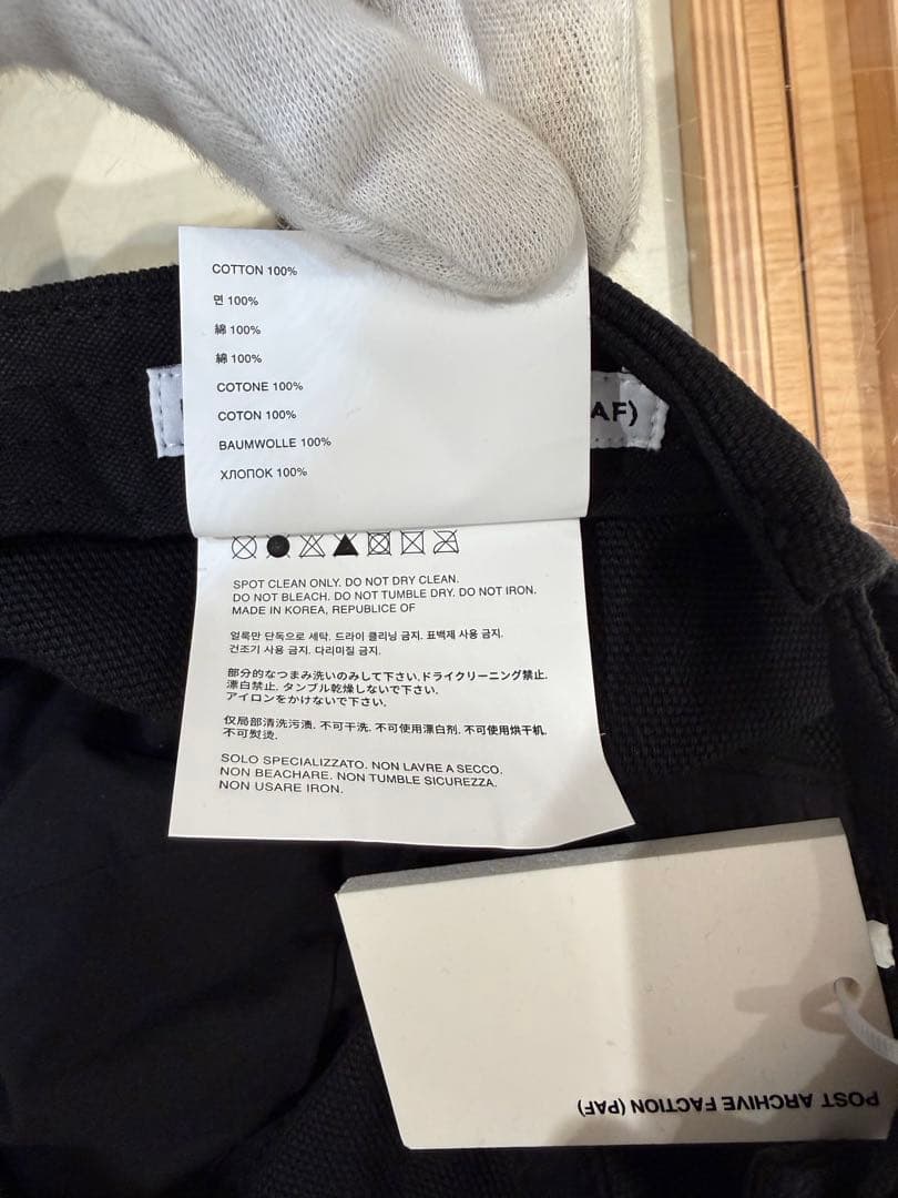 帽子 POST ARCHIVE FACTION (PAF) 8.0 WORK CAP