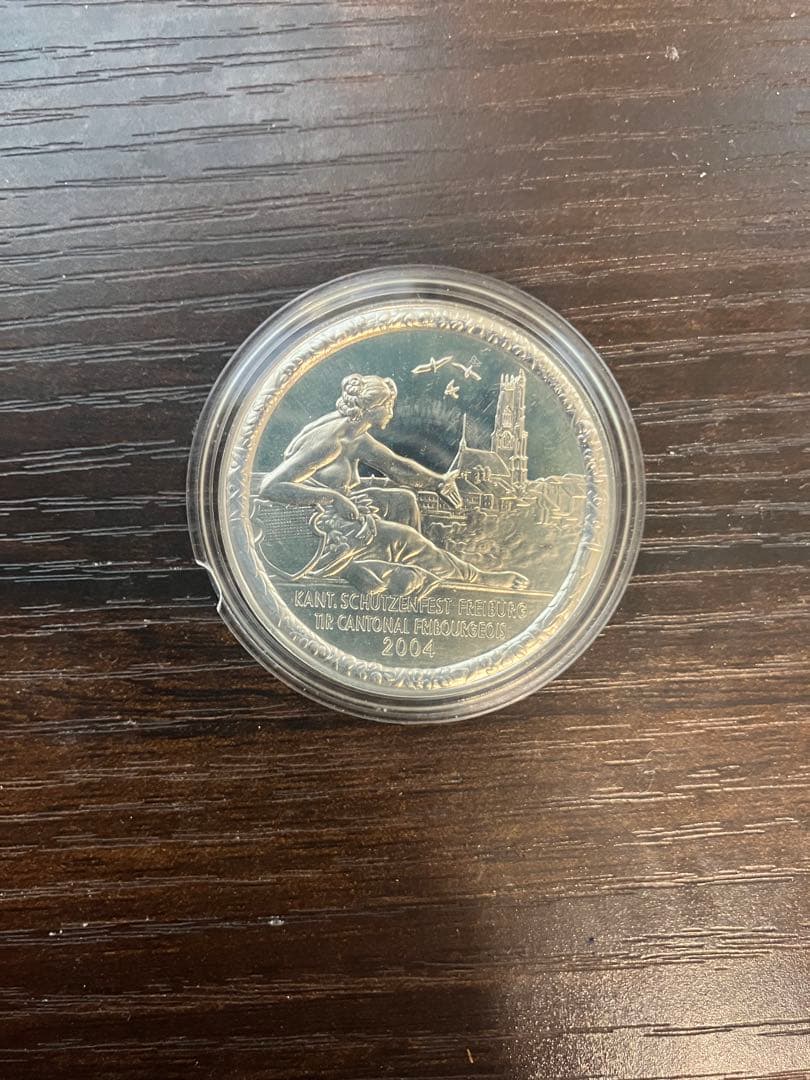 スイス 射撃祭　2004年　50フラン　銀プルーフ