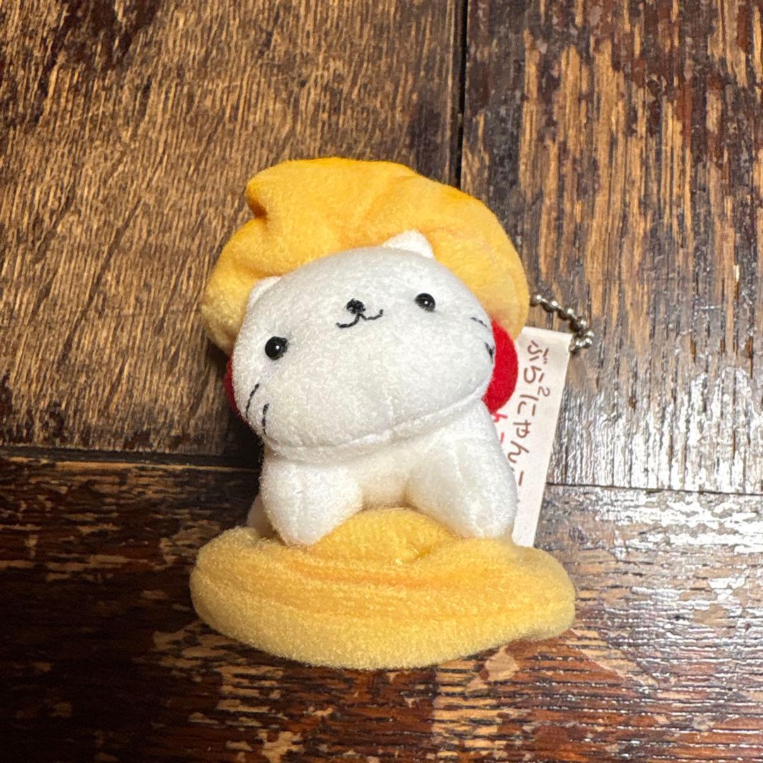 ラスト！にゃんにゃんにゃんこ カフェ シューにゃんこ マスコットぬいぐるみ