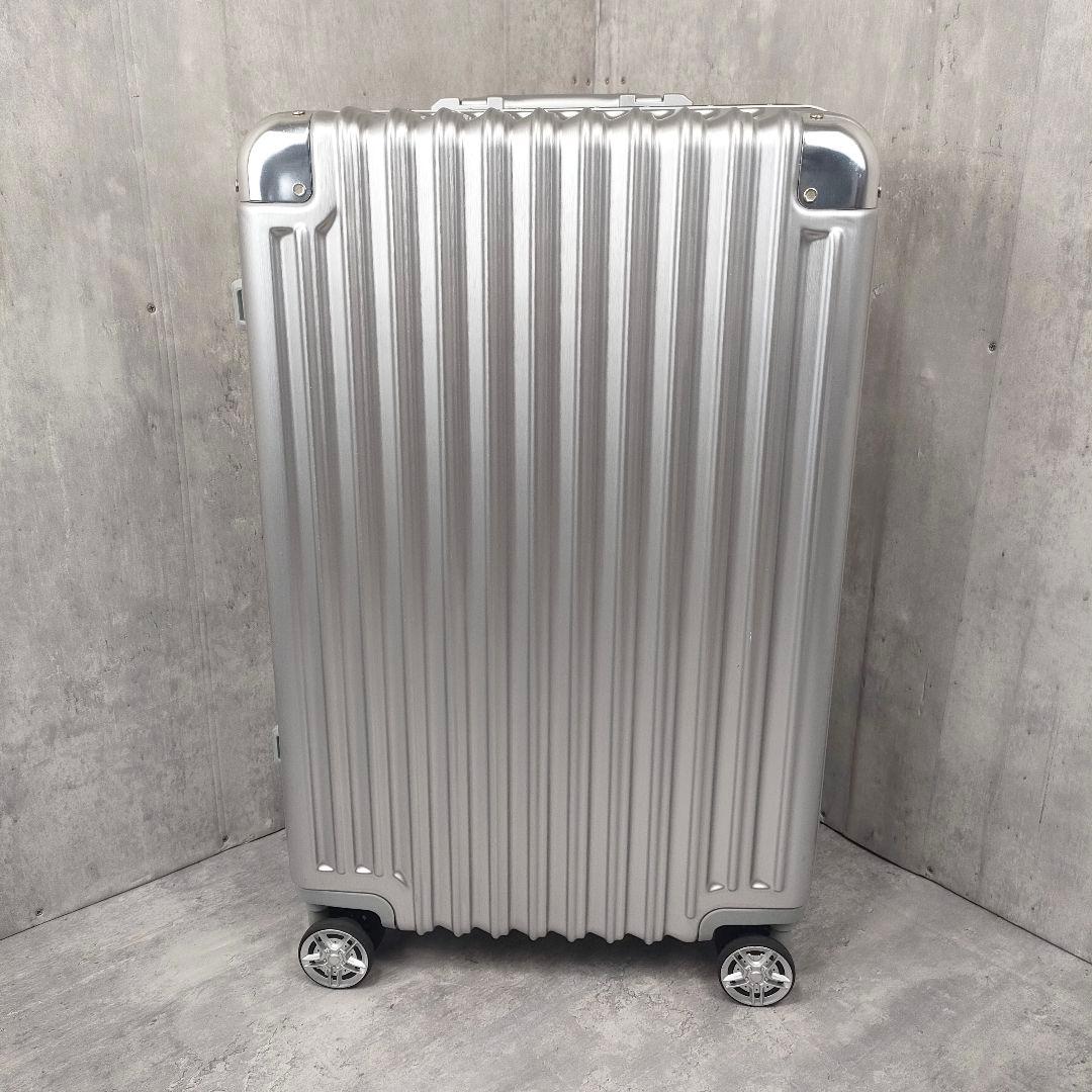【迅速発送】siffler アルミ調 スーツケース 66L