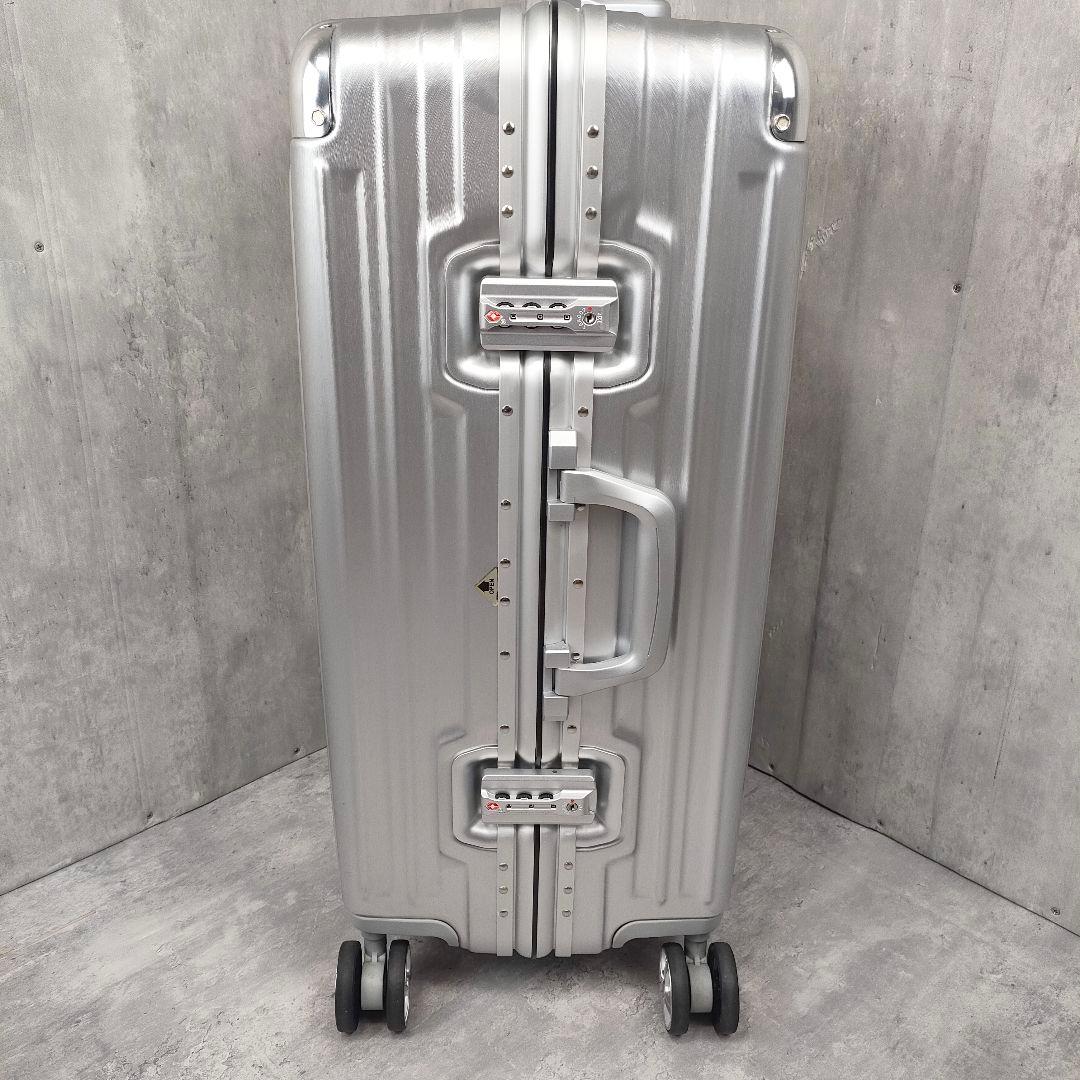 【迅速発送】siffler アルミ調 スーツケース 66L