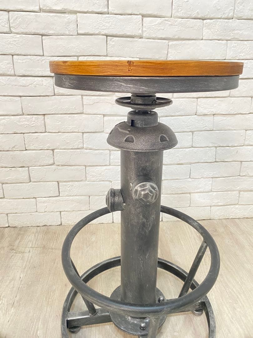 ⭐️【全国送料無料】定価5万円　ほぼ新品　 インダストリアル バースツール チェア