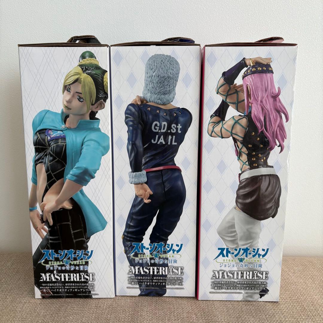 ジョジョの奇妙な冒険　一番くじ　フィギュア　6部　空条徐倫　ウェザー　アナスイ