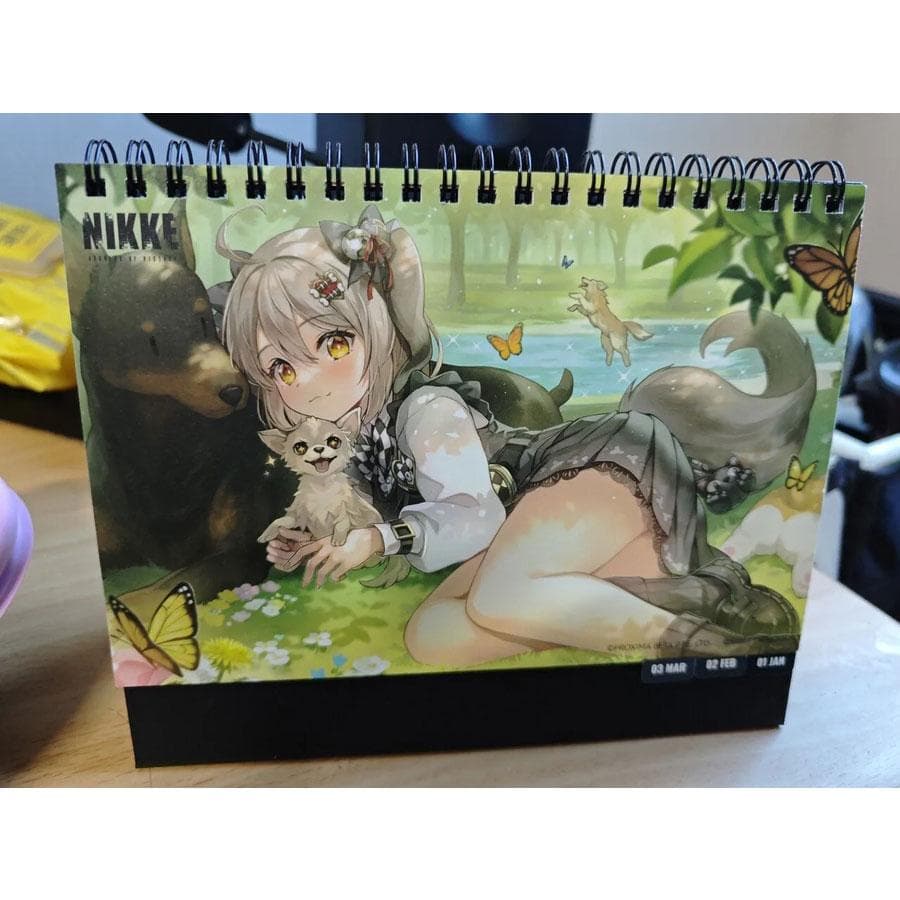 NIKKE レッドフード スタンドキーリング スノーホワイト 卓上カレンダー