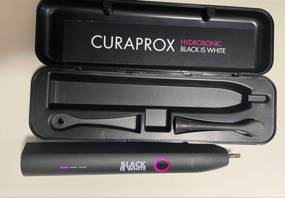 電動歯ブラシ CURAPROX HYDROSONIC BLACK IS WHITE