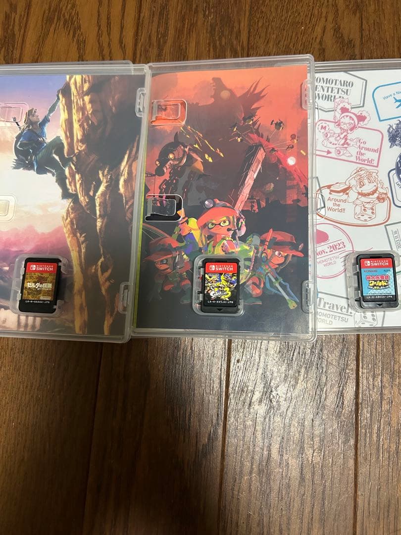 スイッチソフトまとめ売り3点　ゼルダ、桃鉄、スプラトゥーン