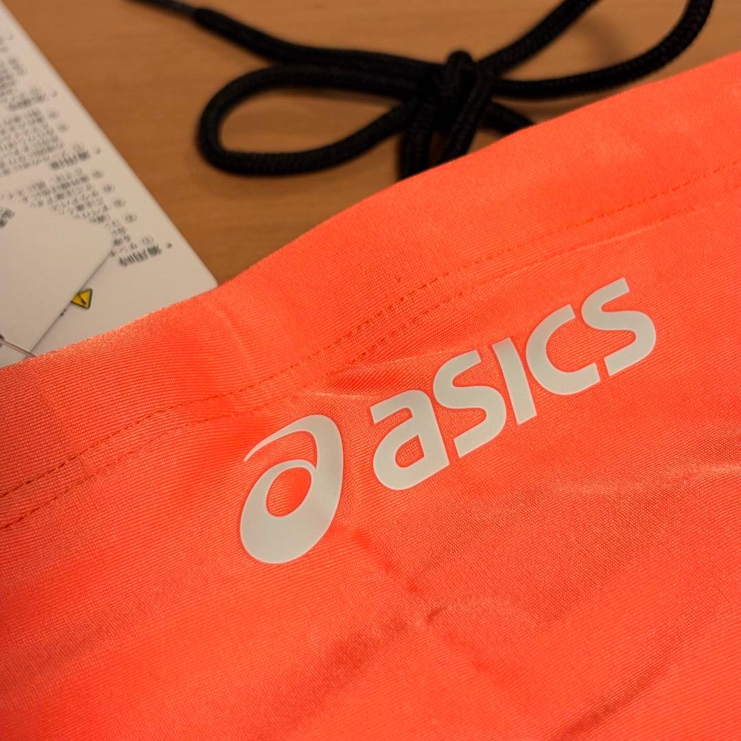 【新品】asics AMA88T 競パン オレンジ/黄 ハイドロCD 競泳水着