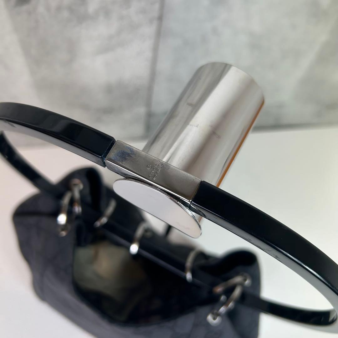 美品 希少 GUCCI オールドグッチ ハンドバッグ トムフォード期 GG 巾着