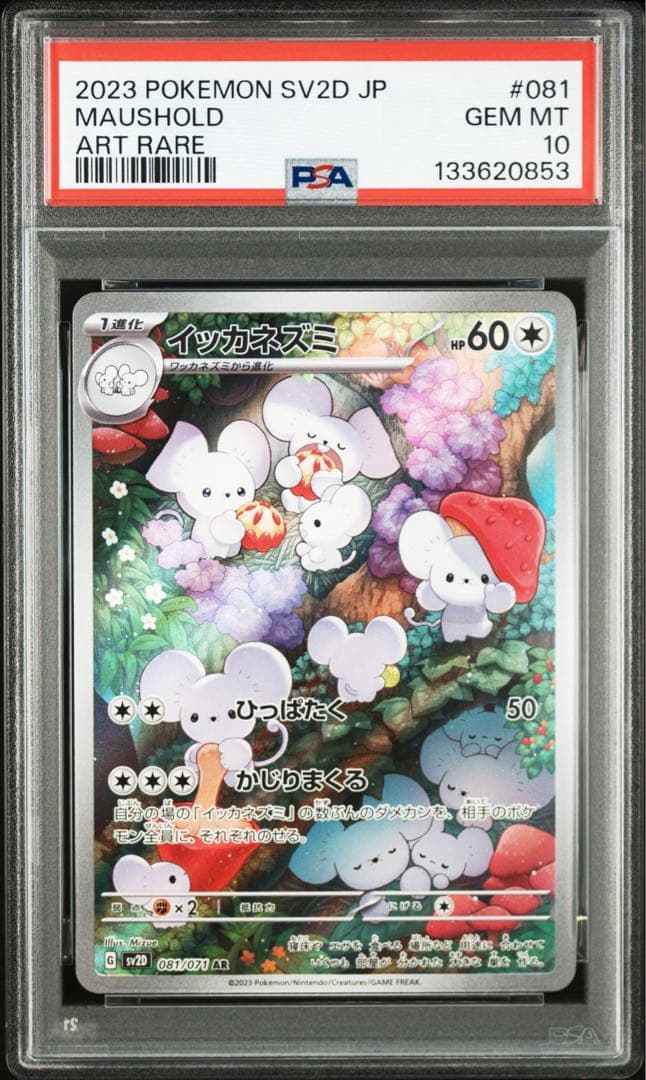 【PSA10】イッカネズミ　081/071 AR
