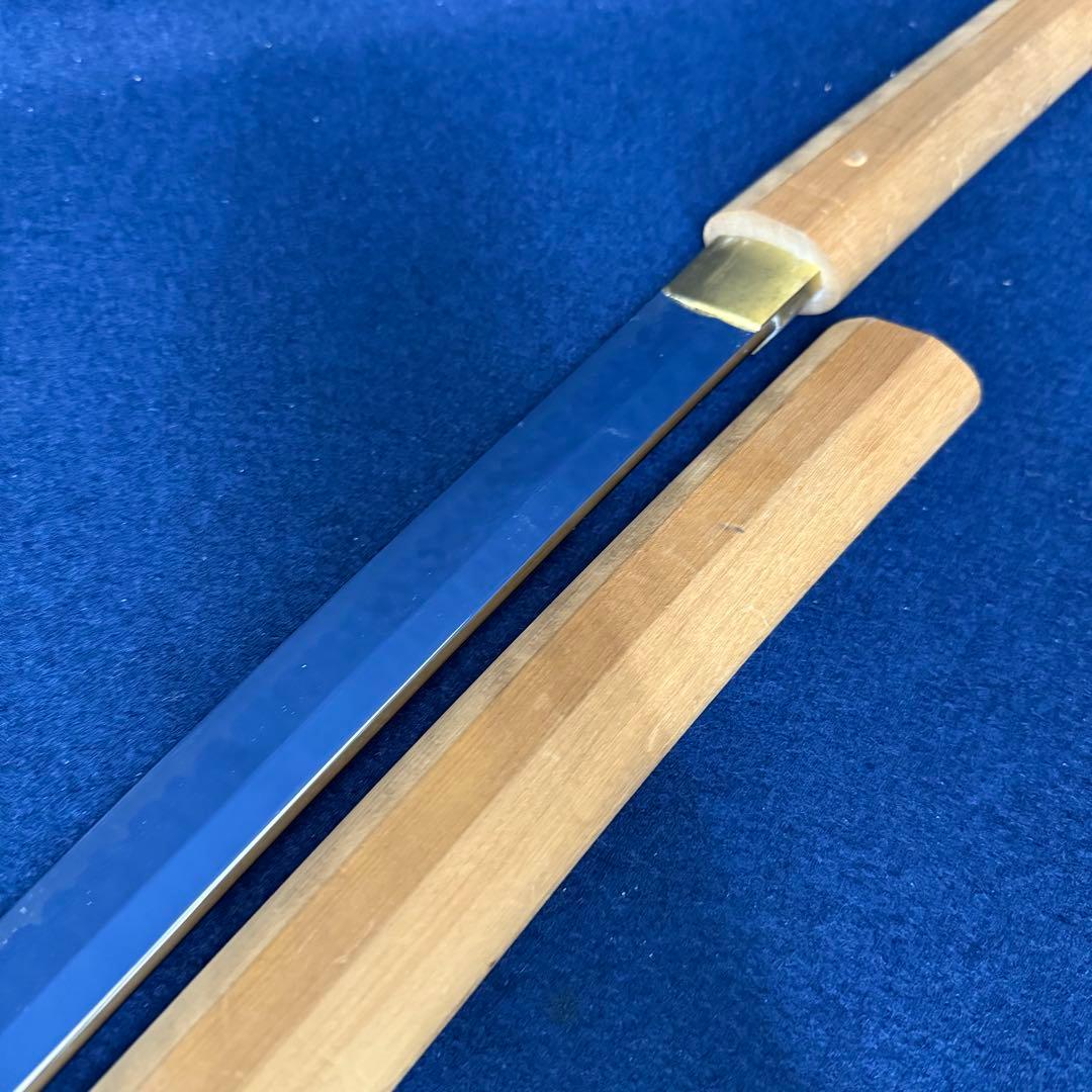 模造刀 模擬刀 太刀 白鞘 全長約100cm刃渡約70cm 重さ約1100g