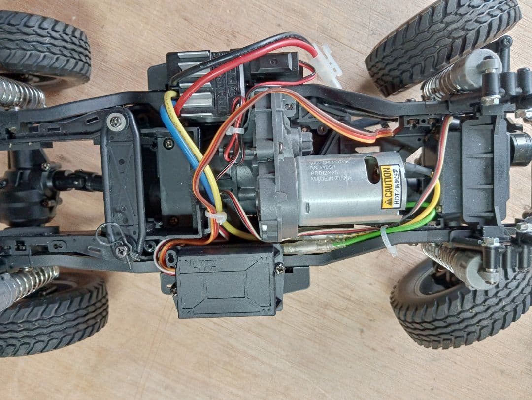 メカ付 タミヤ トヨタ ランドクルーザー 300 CC-02シャーシ ラジコン