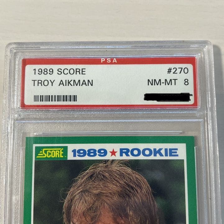 お値下げ可　PSA鑑定　1989年　TROY AIKMAN ルーキーカード