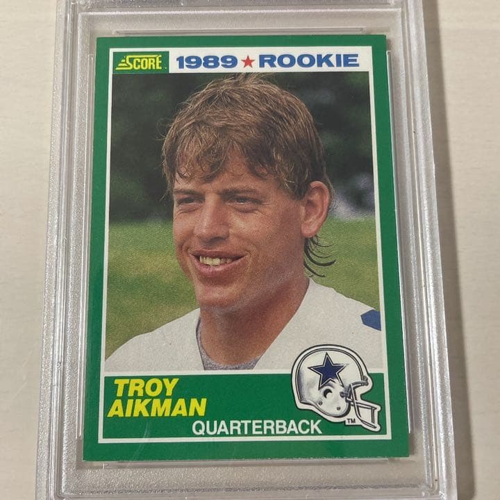 お値下げ可　PSA鑑定　1989年　TROY AIKMAN ルーキーカード