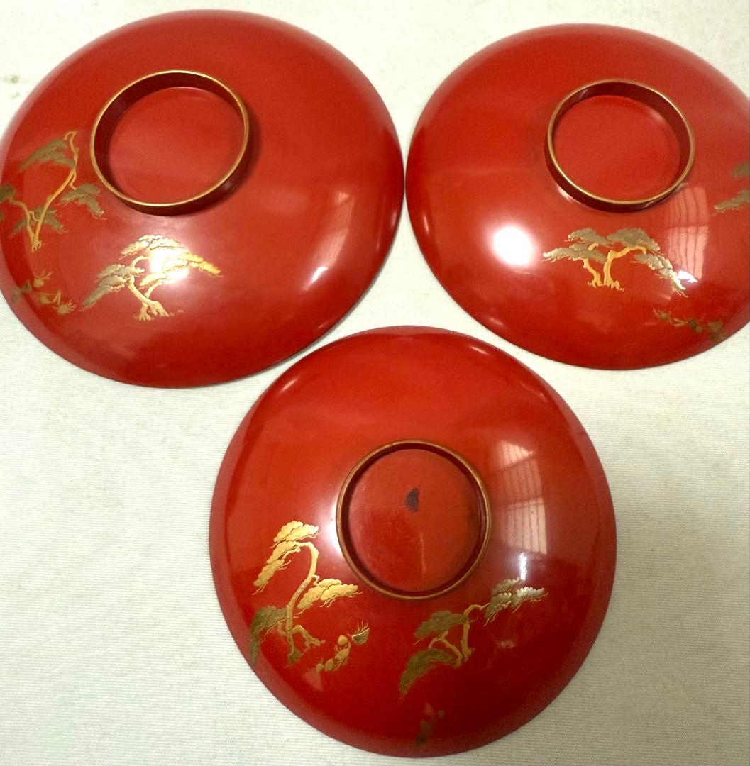 蒔絵　三ツ盃