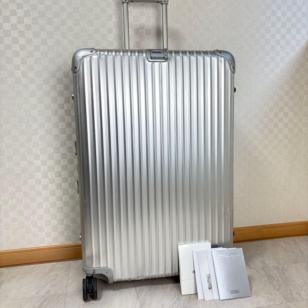 廃盤■RIMOWA リモワ 青ロゴ トパーズ 932.77 104L 4輪