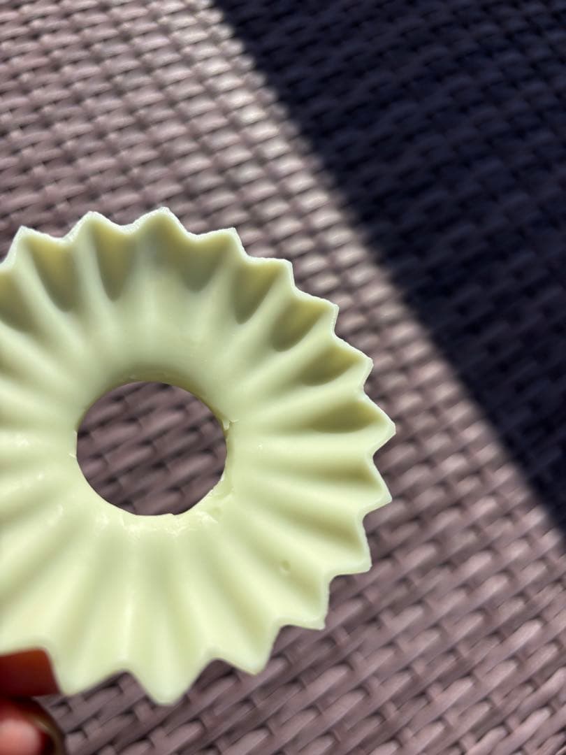 レア！カスタード　サテン　ウランガラス　アトリエランプ　シェード　アンティーク